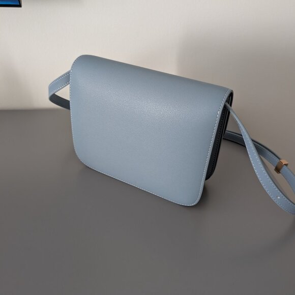 Blue Leather Bag - Picture 3 of 4